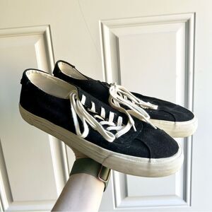 Madewell MWL Street Sneaker Men Black Canvas Skate Low Urban Style Shoes